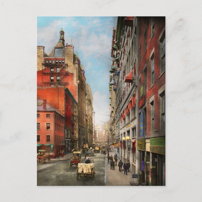 Postal Ciudad - MAMÁES de Boston - Estado St 1905 (Anverso)