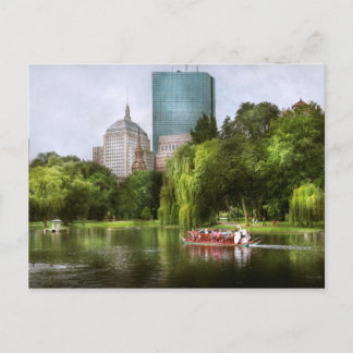 Postal Ciudad - Mamáes de Boston - jardín público de Bost
