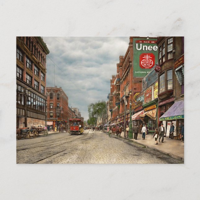 Postal Ciudad - MAMÁES Lowell - Una buena compañía de rep (Anverso)