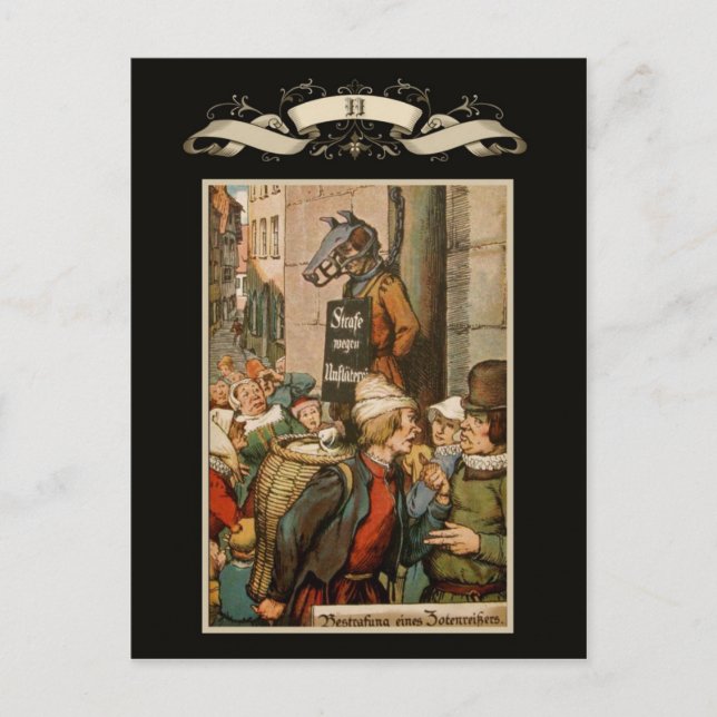 Postal Ciudad medieval (Anverso)