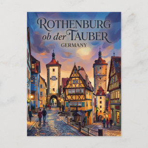 Postal Ciudad Medieval Antigua, Rothenburg ob der Tauber