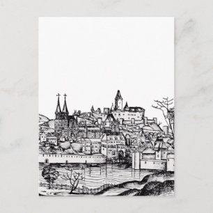Postal Ciudad medieval de Padua, Véneto, norte de Italia