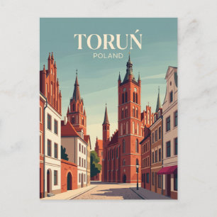 Postal Ciudad medieval de Toruń Polonia