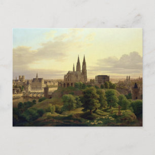 Postal Ciudad medieval en 1830, 1830