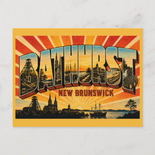 Postal Ciudad minera costera de Bathurst, Nuevo Brunswick
