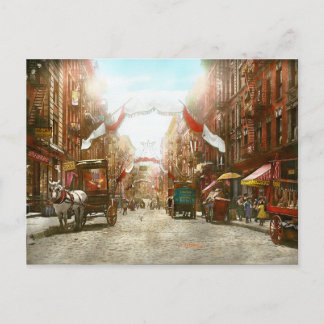 Postal Ciudad - Nueva York - La fiesta de San Genero de 1