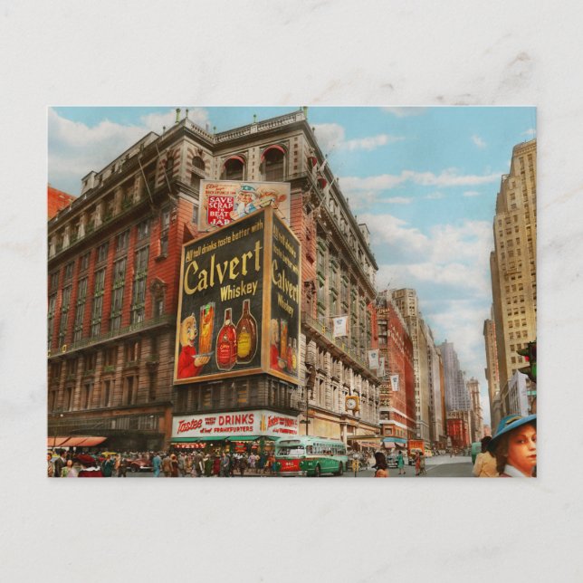 Postal Ciudad - NY - Tastee's y Macy's 1942 (Anverso)