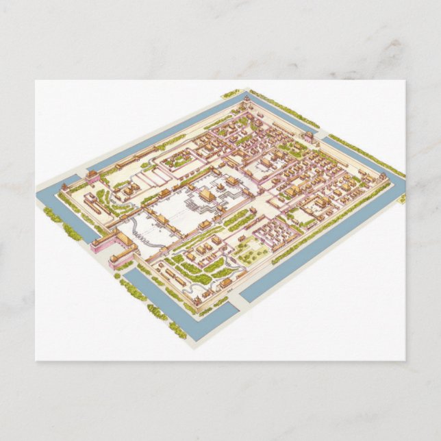 Postal Ciudad Pekín de Forbbiden