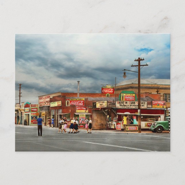 Postal Ciudad - Phoenix AZ - Cultura pop 1940 (Anverso)