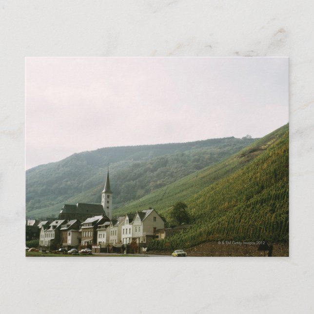 Postal Ciudad pintoresca de Moselles en Italia (Anverso)