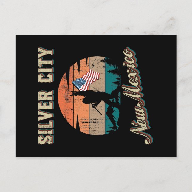 Postal Ciudad Plata Nuevo México (Anverso)