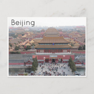 Postal ciudad prohibida de beijing