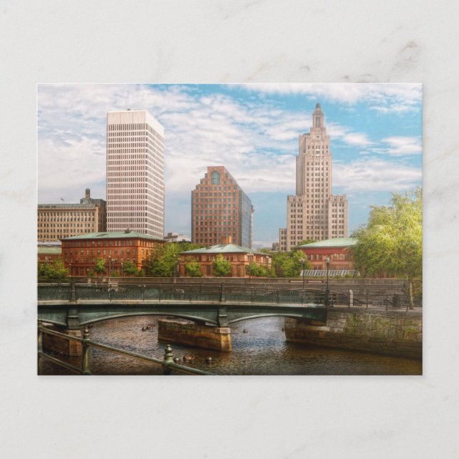 Postal Ciudad - RI - Providencia - La ciudad de la Provid (Anverso)