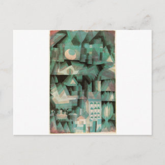 Postal Ciudad soñada por Paul Klee