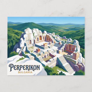 Postal Ciudad tracia antigua de Perperikon Bulgaria