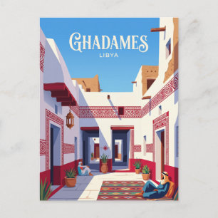 Postal Ciudad vieja de Ghadames Libia