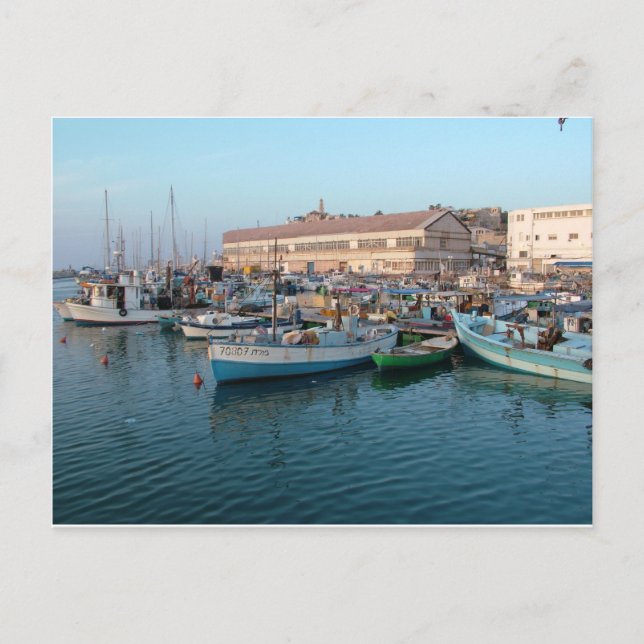 Postal Ciudad vieja de Jaffa (Anverso)