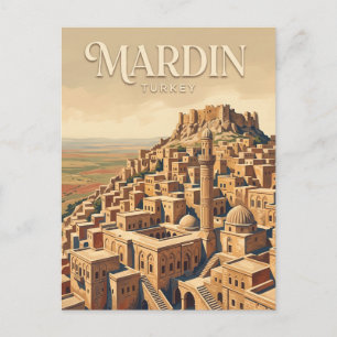 Postal Ciudad Vieja de Mardin Turquía
