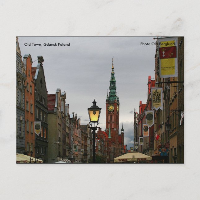 Postal Ciudad Vieja, Gdansk Polonia, Foto O... (Anverso)
