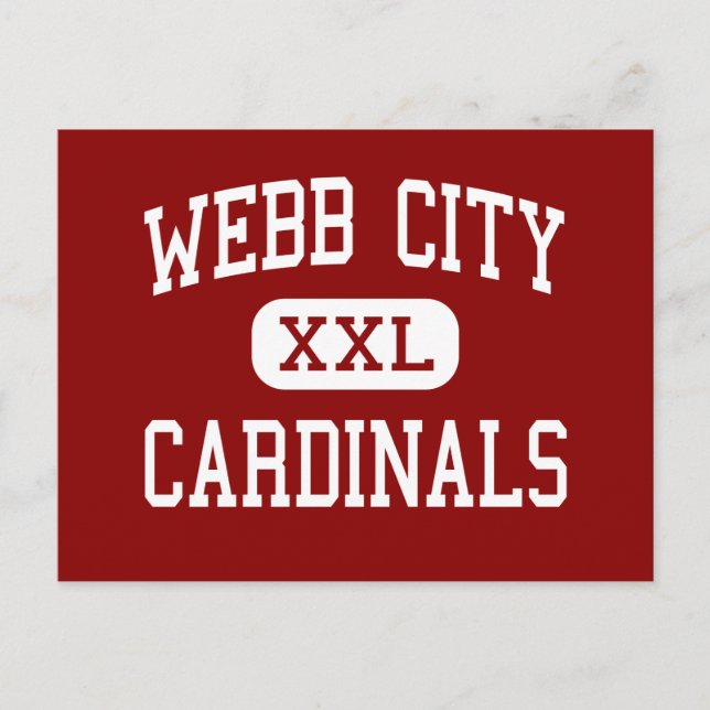 Postal Ciudad Webb - Cardenales - Centro - Ciudad Webb (Anverso)