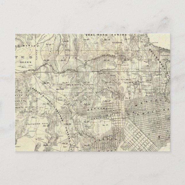 Postal Ciudad y Condado de San Francisco (Anverso)