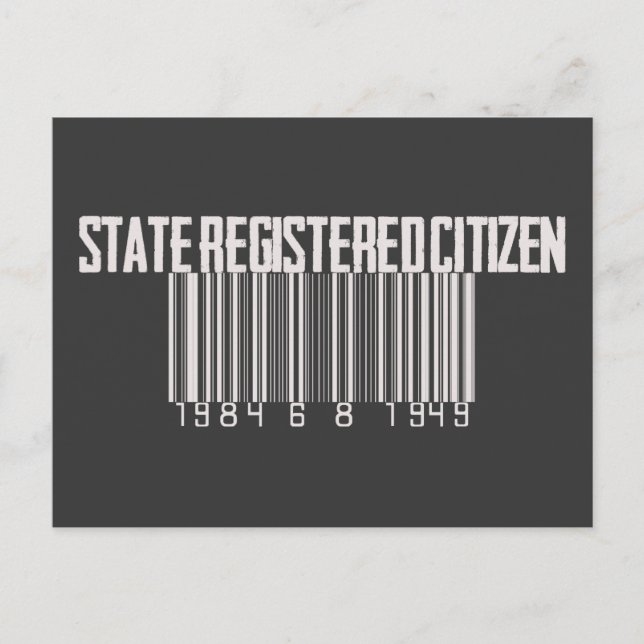 Postal Ciudadano con Registro Estatal (Anverso)