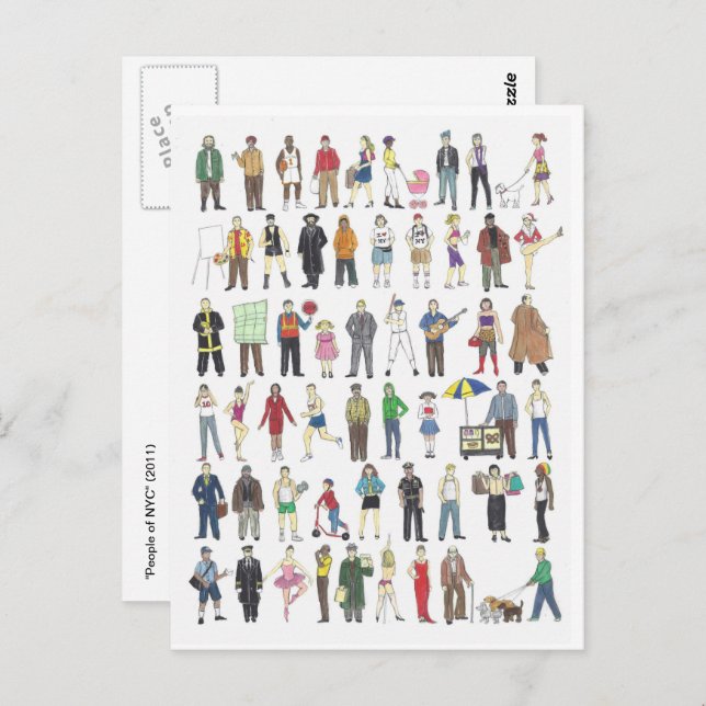 Postal Ciudadanos de Nueva York (Anverso / Reverso)