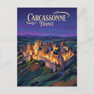 Postal Ciudadela de Carcassonne Francia