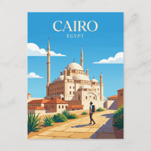 Postal Ciudadela de Saladino Egipto