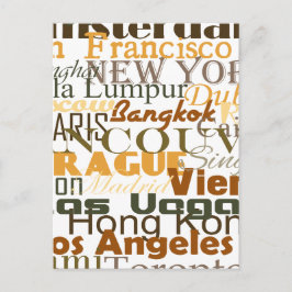 Postal Ciudades De Todo El Mundo