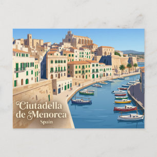 Postal Ciutadella de Menorca España