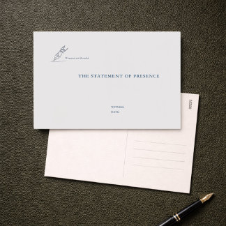 Postal  Civil Ceremony Courthouse Wedding Witness