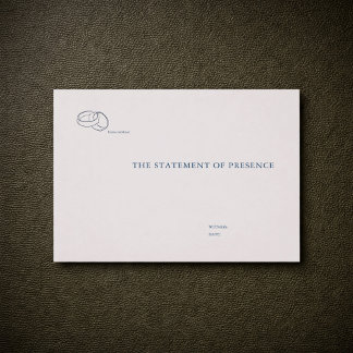 Postal Civil Ceremony | Non-traditional Wedding Statement