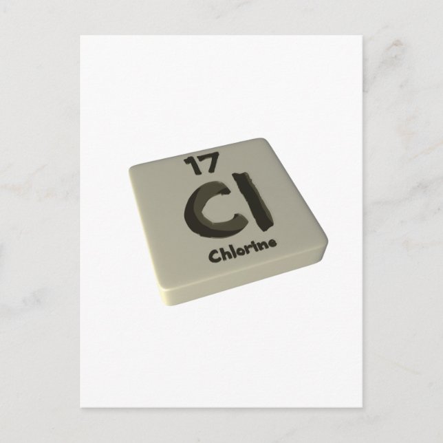 Postal Cl Chlorine (Anverso)