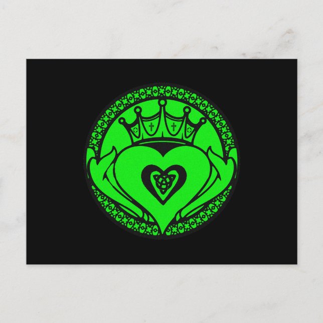 Postal Claddagh (Anverso)