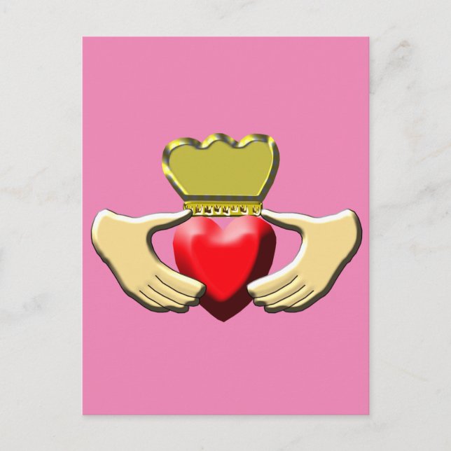 Postal Claddagh (Anverso)