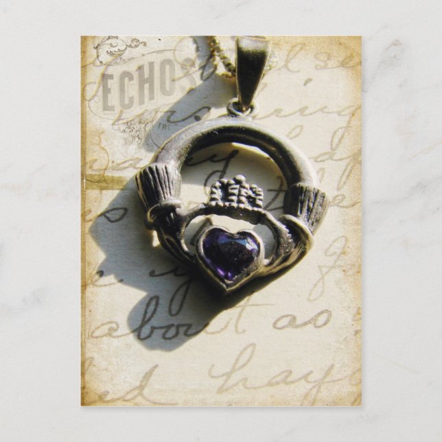 Postal Claddagh (Anverso)