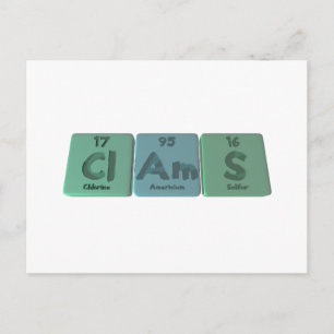 Postal Clams-Cl-Am-S-Cloro-Americio-Azufre.png