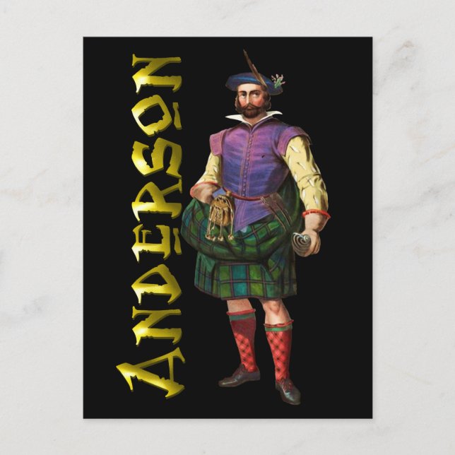 Postal Clan Anderson Highland Dream (Anverso)
