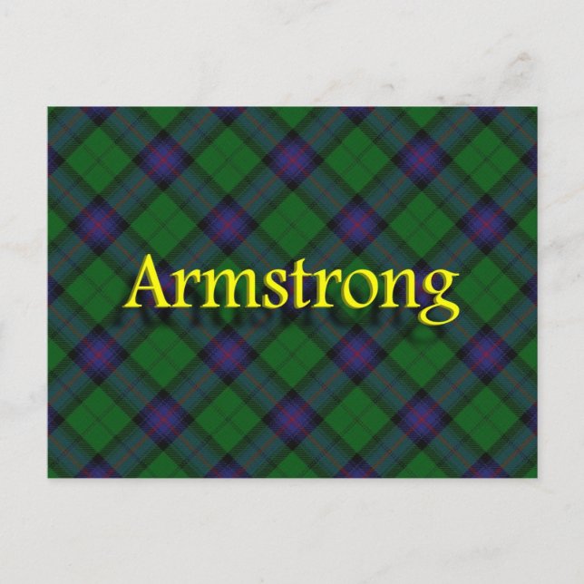 Postal Clan Armstrong de Escocia (Anverso)