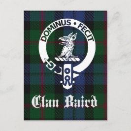 Postal Clan Baird Escudo Tartan