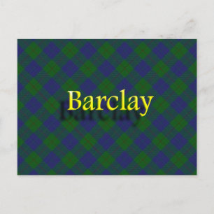 Postal Clan Barclay de Escocia