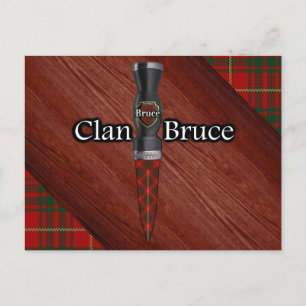 Postal Clan Bruce Tartan Sgian Dubh Blade