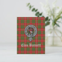 Clan Burnett Escudo Badge & Tartán