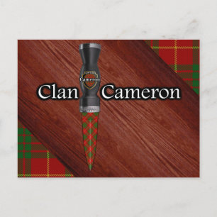 Postal Clan Cameron Tartan Sgian Dubh Blade