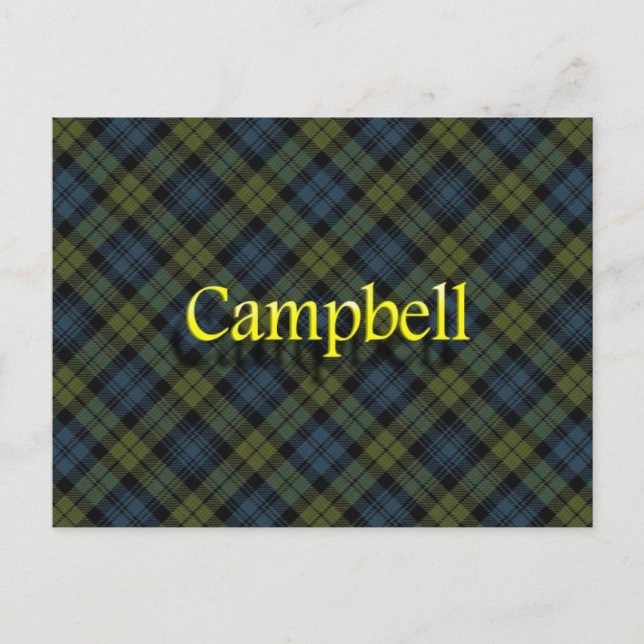 Postal Clan Campbell de Escocia (Anverso)