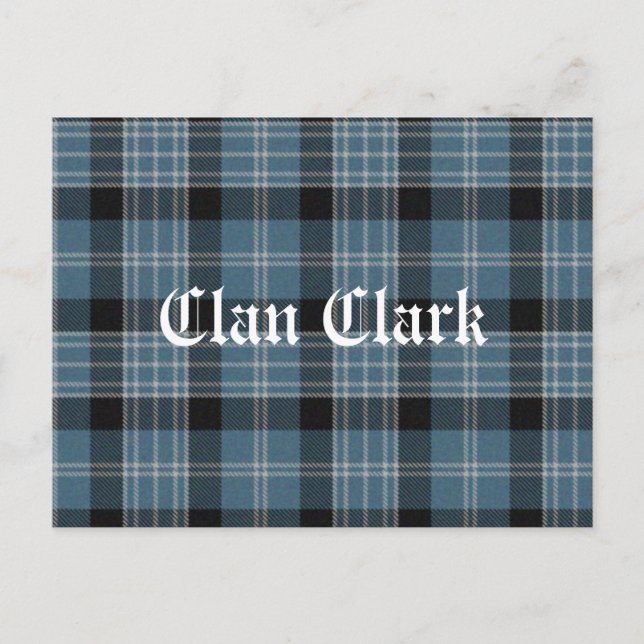 Postal Clan Clark Tartan (Anverso)