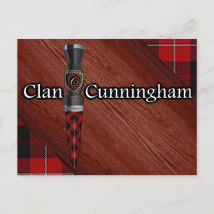 Postal Clan Cunningham Tartan Sgian Dubh Blade