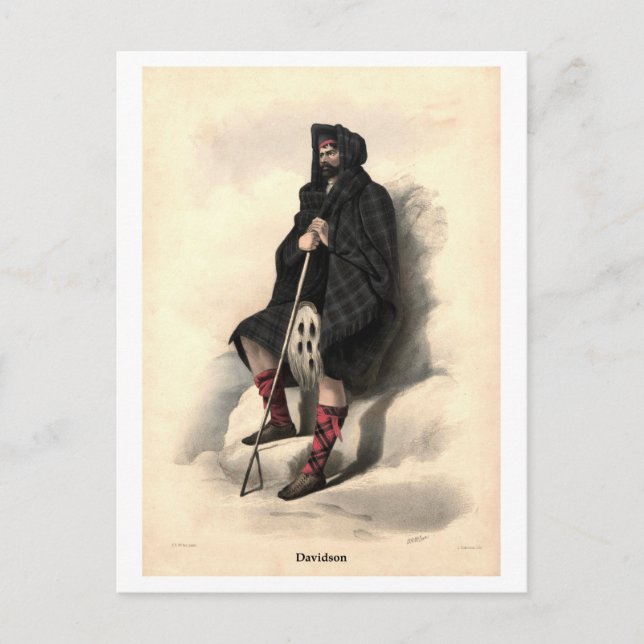 Postal Clan Davidson (Anverso)