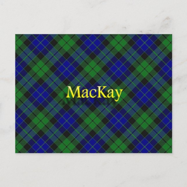 Postal Clan escocés MacKay (Anverso)